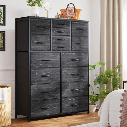 16 Deep Drawers Tall Dresser