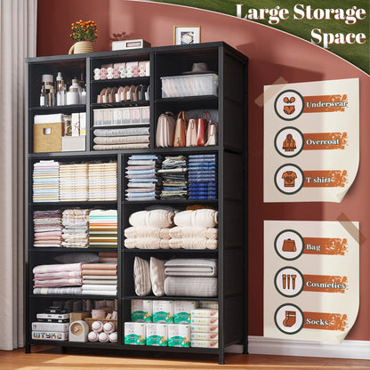 16 Deep Drawers Tall Dresser