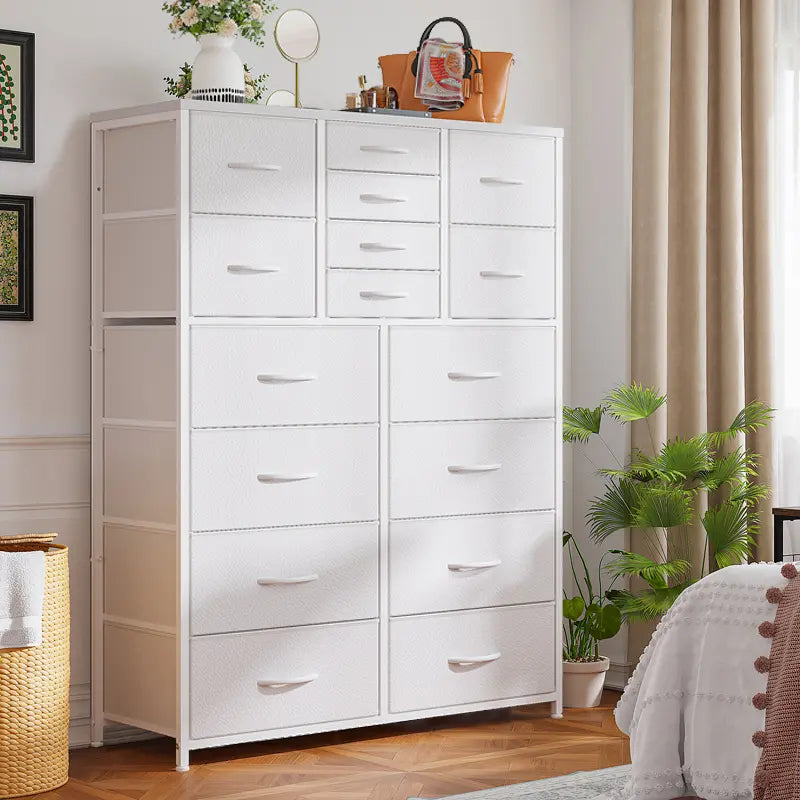 16 Deep Drawers Tall Dresser