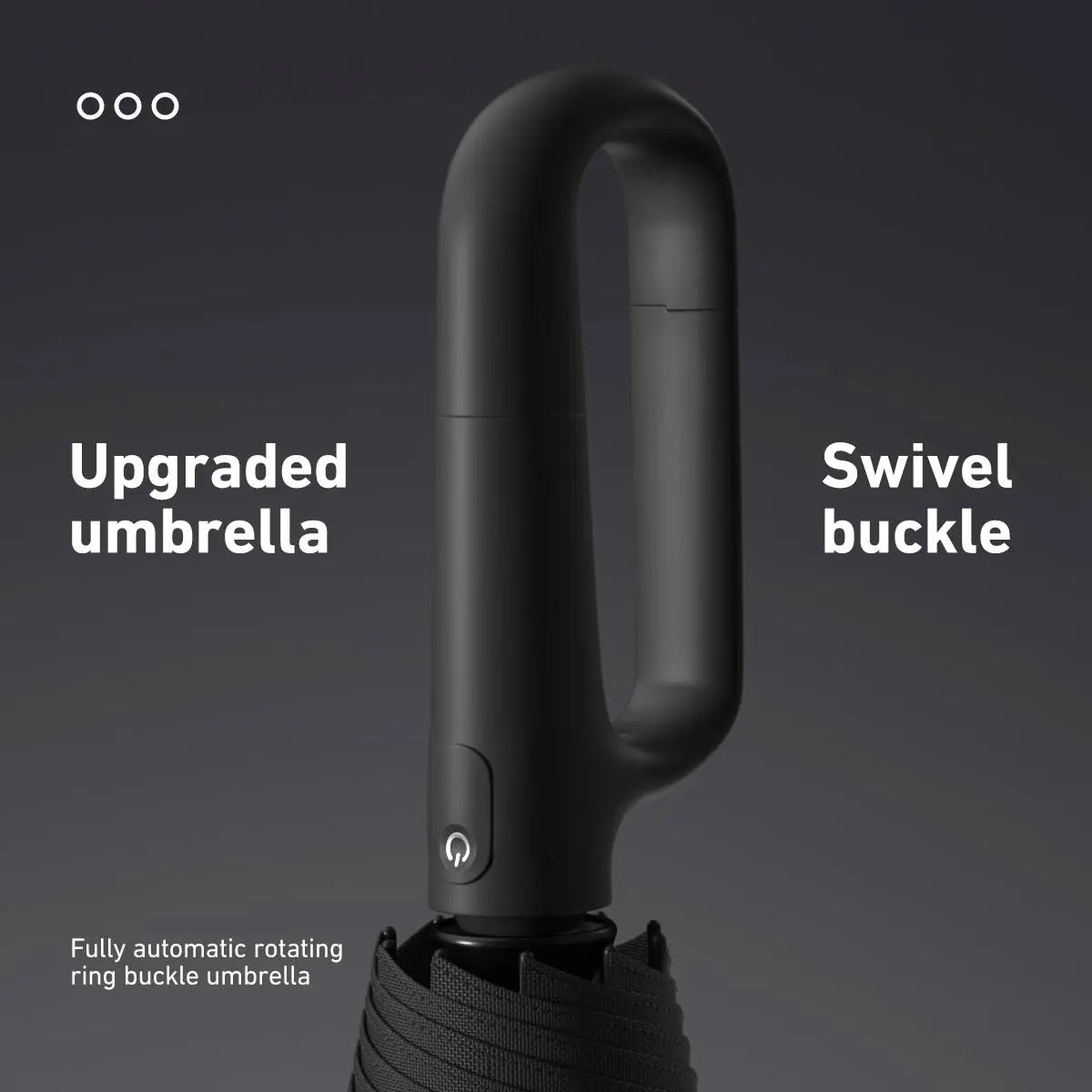 Automatic Folding Umbrella, 1 Count/6opcsPortable Rain Umbrella with Loop Buckle,Windproof & Waterproof Umbrella for Men &Women