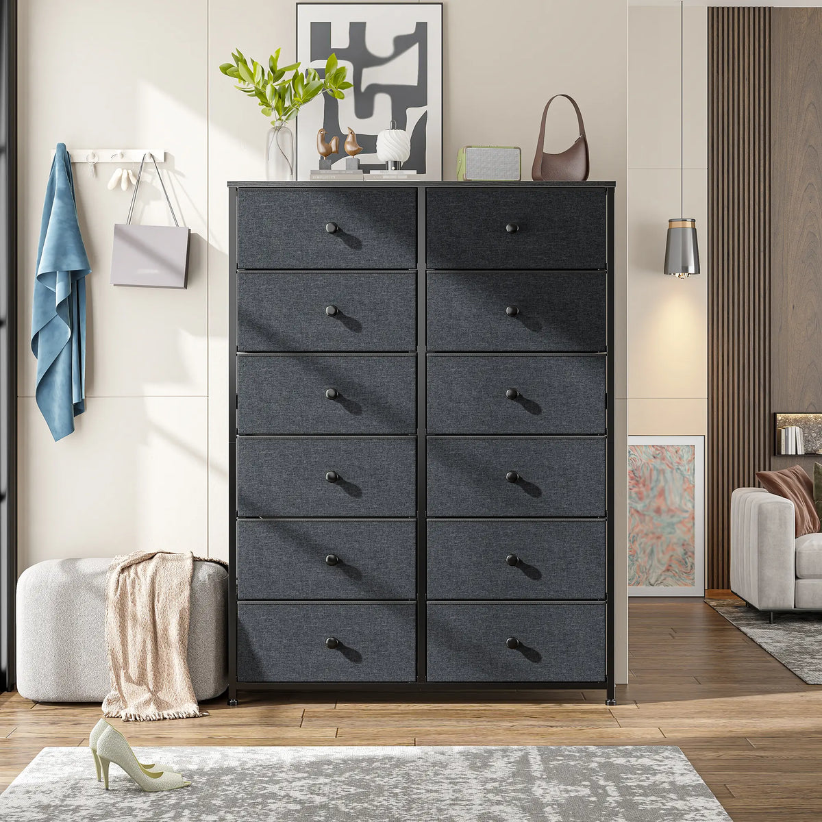 16 Deep Drawers Tall Dresser