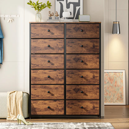 16 Deep Drawers Tall Dresser
