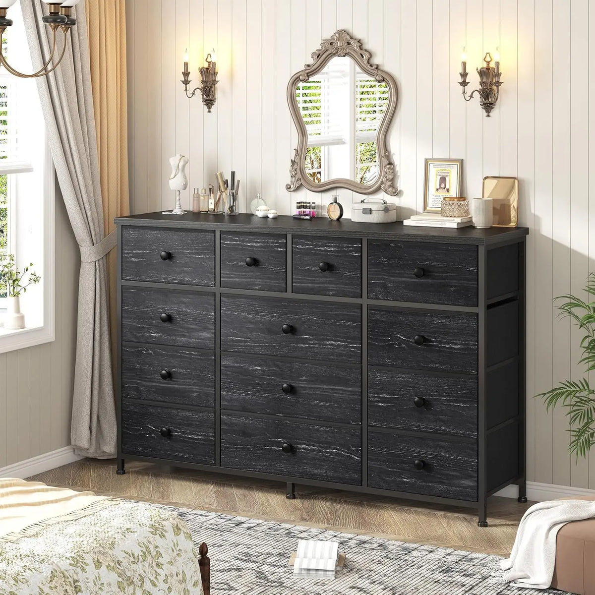 16 Deep Drawers Tall Dresser
