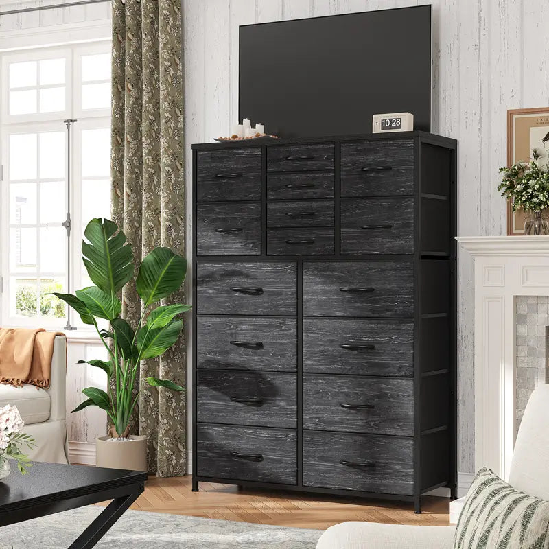 16 Deep Drawers Tall Dresser