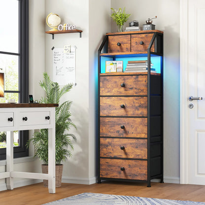 16 Deep Drawers Tall Dresser